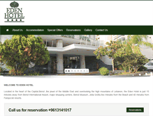 Tablet Screenshot of hoteledenlebanon.com